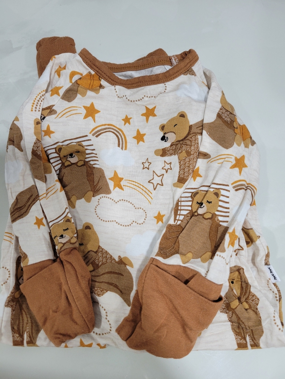 Little Sleepies Beary Sleepy Crescent Zip